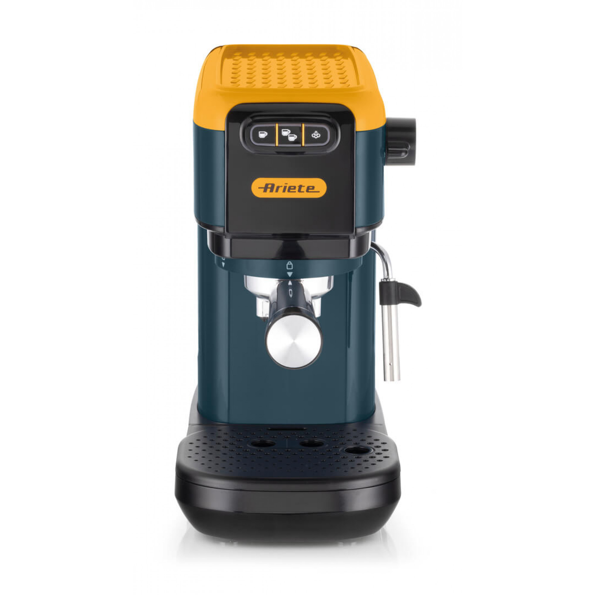Ariete 1399 Macchina da caffè espresso Mango Yellow Per polvere e cialde ESE 1300 W Capacità 11L 15 bar di pressione Filtro 1
