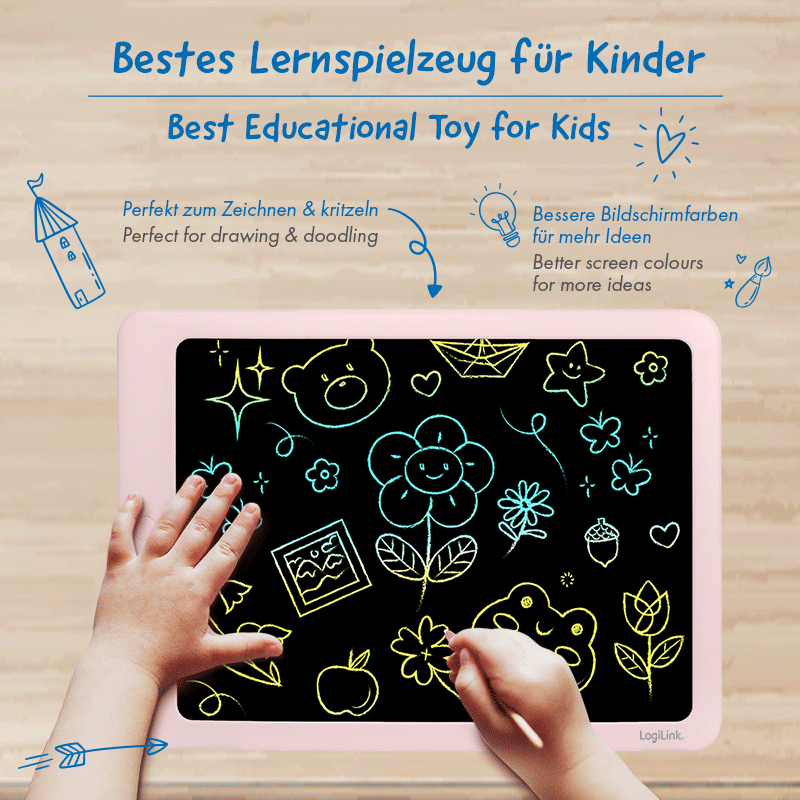 LogiLink AA0182 children's tablet Pink – image 3