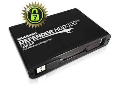 iStorage Kanguru Defender HDD300 external hard drive 5 TB 2.5″ USB Type-A 2.0/3.2 Gen 1 (3.1 Gen 1) Black image 1