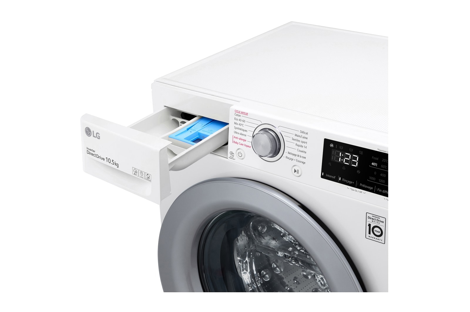 LG F14V34WHS washing machine Front-load – image 6