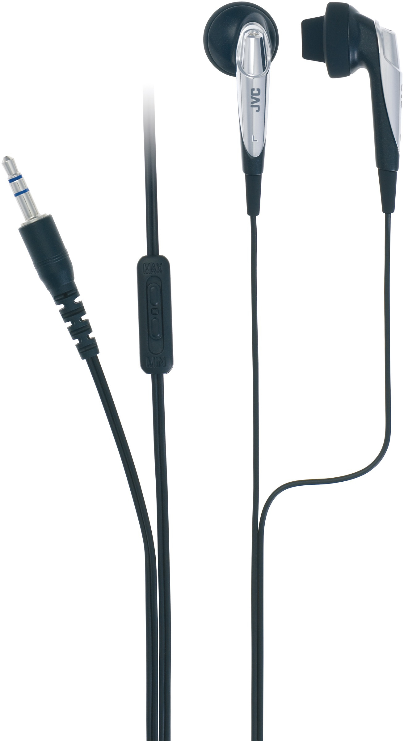 JVC HA-F75V Headphones Wired In-ear Music Black, Silver