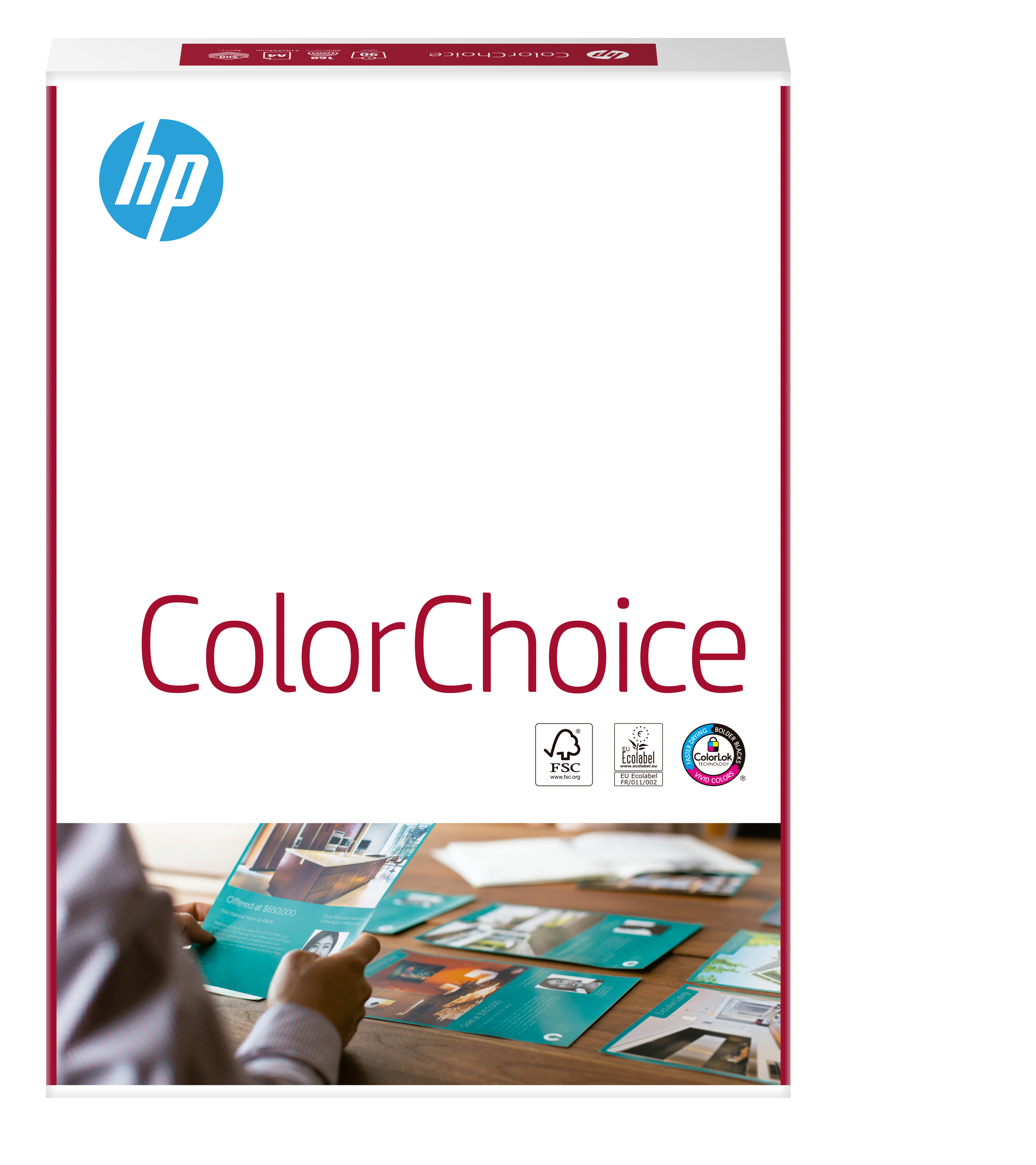 HP Color Choice 500/A4/210×297 Druckerpapier A4 (210×297 mm) 500 Blätter Weiß