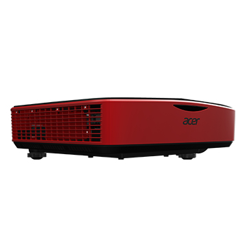 Acer Z850 Standard throw projector 3000 ANSI lumens DLP UWHD (1920x720) 3D Black, Red – image 3