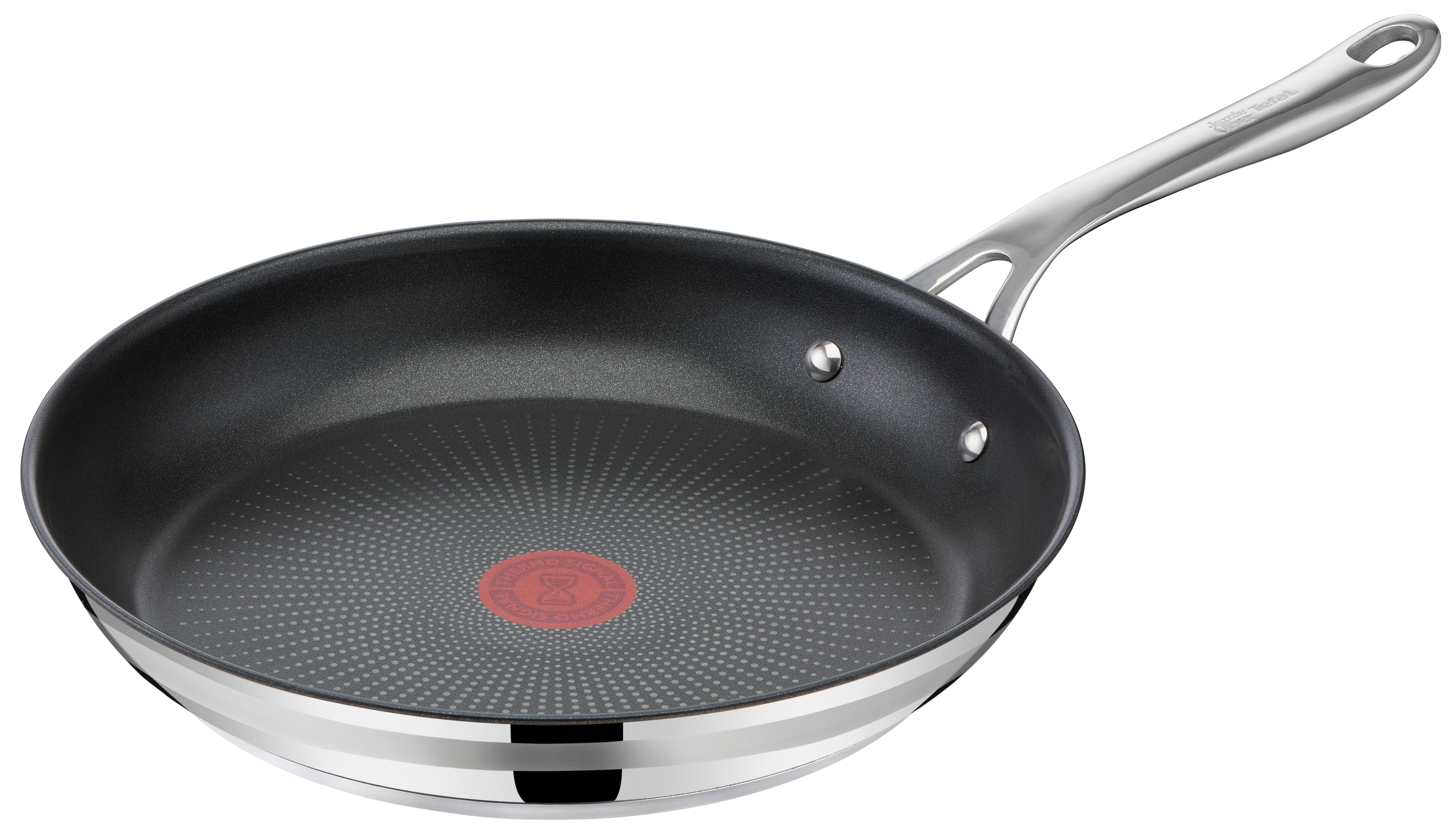 TEFAL E31004 Jamie Oliver Cook Smart Bratpfanne (Edelstahl, Beschichtung: PTFE, 24 cm)
