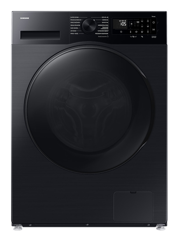 Samsung WD90DG5G34BBEO washer dryer Freestanding Front-load Black – image 1