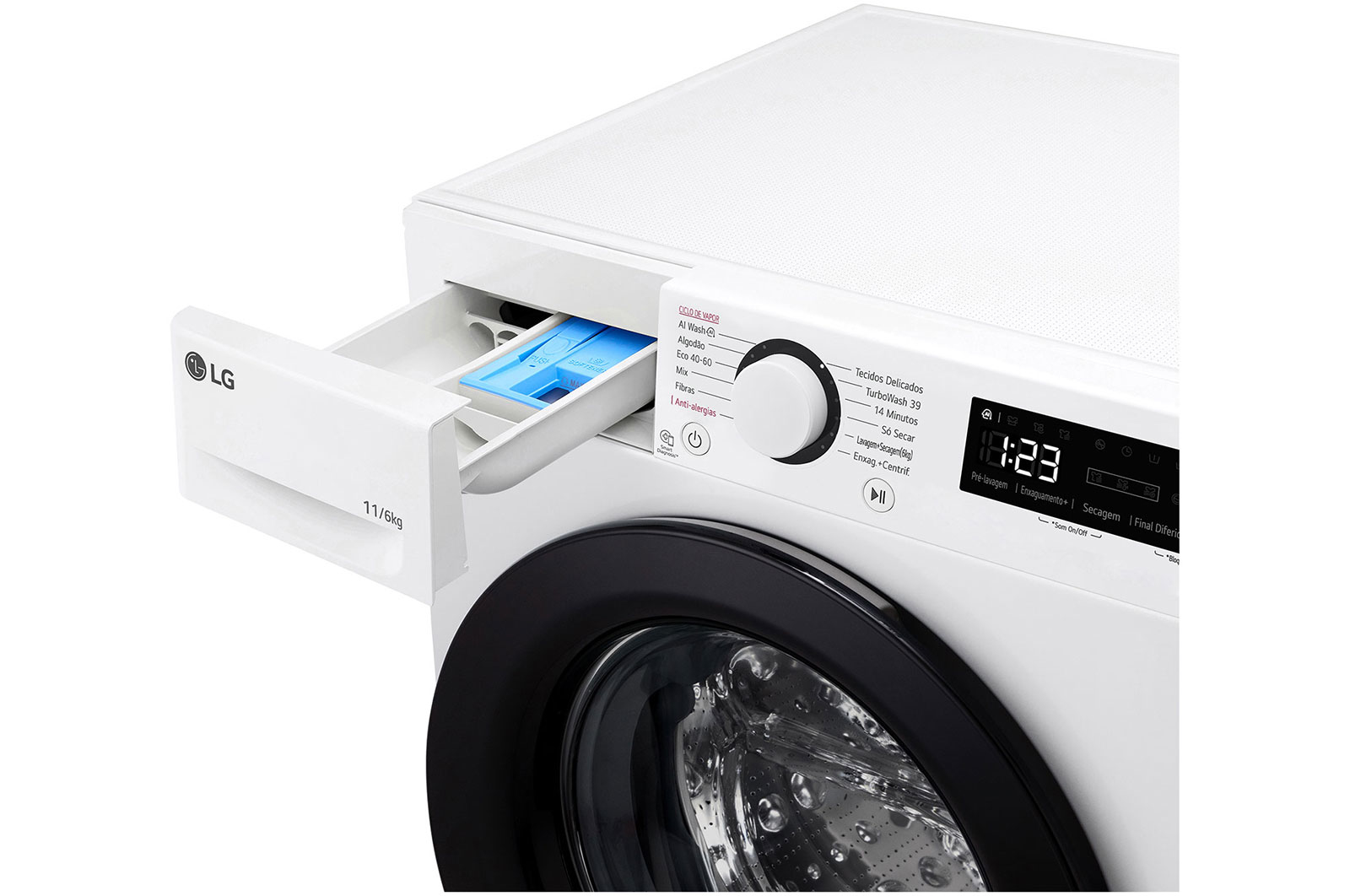 LG F4DR5011S6W washer dryer Freestanding Front-load White – image 6
