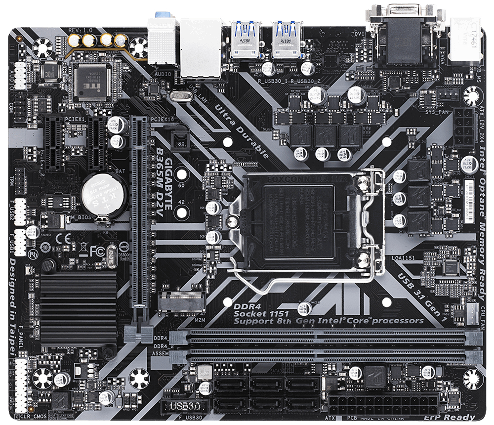 GIGABYTE B365M D2V – image 1