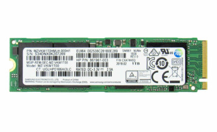 HP 861961-003 internal solid state drive 1 TB M.2 PCI Express 3.0 NVMe MLC