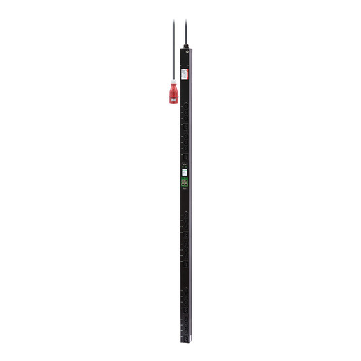 APC EasyPDU EPDU2216SMBO - Power distribution unit (rack-mountable) - metered-by-outlet with switching - AC 400 V - 11 kW - 11000 VA - 3-phase - Ethernet 10/100, serial, USB - input: IEC 60309 3P+N+PE - output connectors: 24 (18 x IEC 60320 C13, 6 x IEC 60320 C19) - 0U - 3 m cord - black