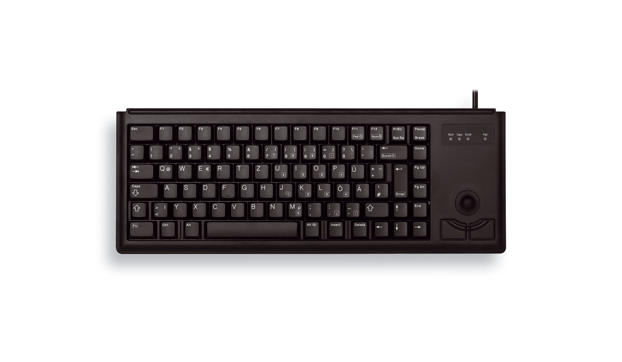 CHERRY G84-4400 tangentbord PS/2 AZERTY Fransk Svart