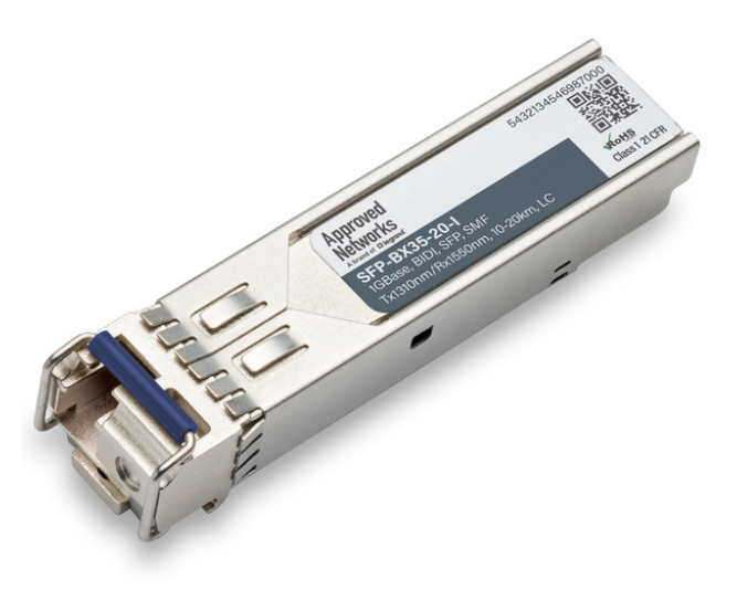 Legrand AN-SFP-BX35-20-I network transceiver module Fiber optic 1000 Mbit/s