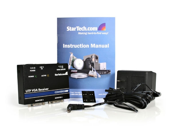 StarTech.com VGA over Cat 5 UTP Video Extender Receiver – image 6