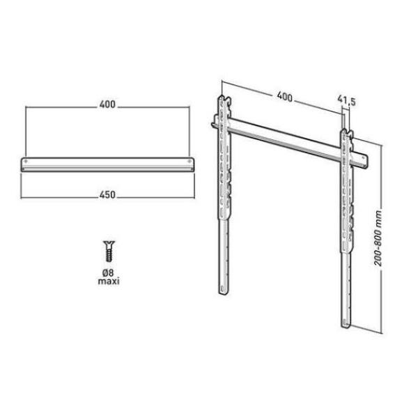 Nilox ER12431 TV mount/stand – image 2