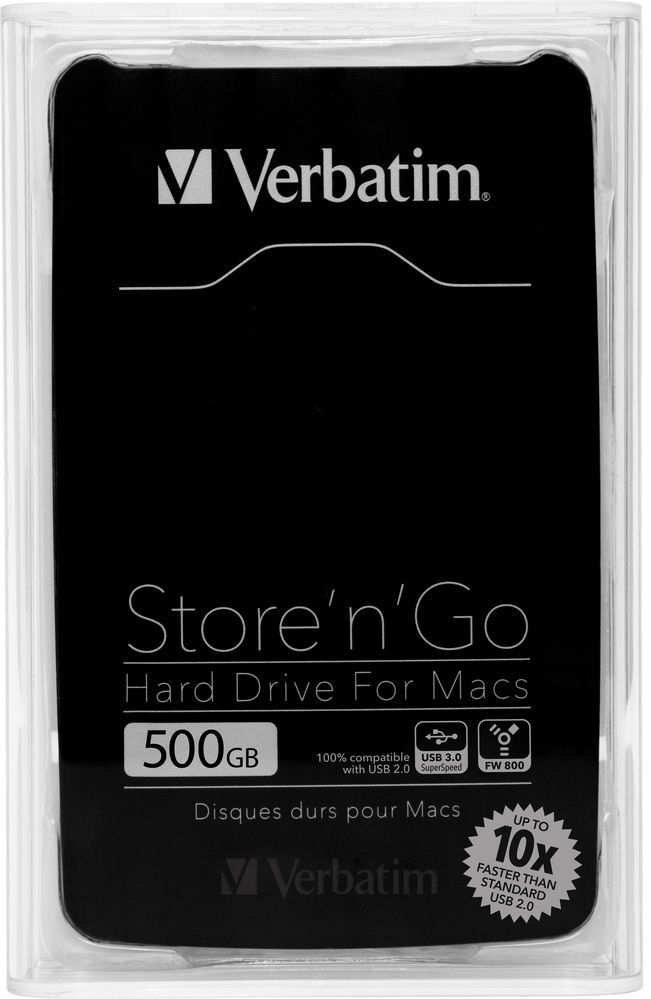 Verbatim Store ‘n’ Go external hard drive 500 GB 5400 RPM 2.5″ USB Type-A 3.2 Gen 1 (3.1 Gen 1) Black image 5