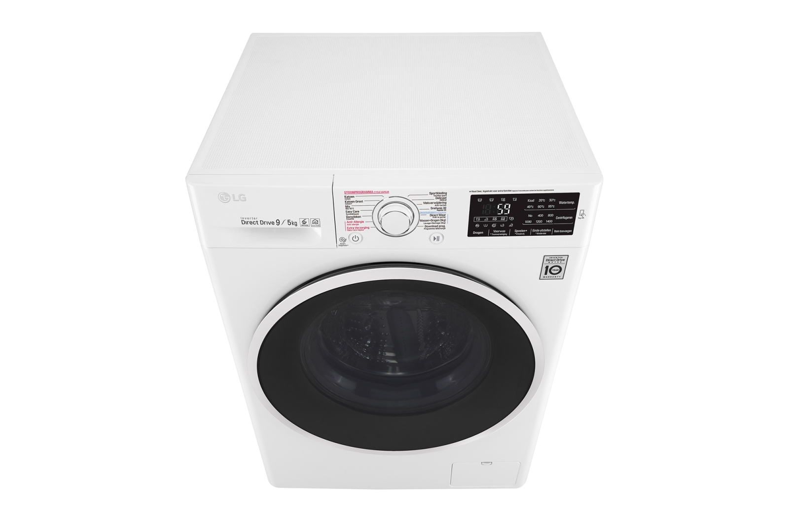 LG F4J7VH2WD washer dryer Freestanding Front-load White – image 7