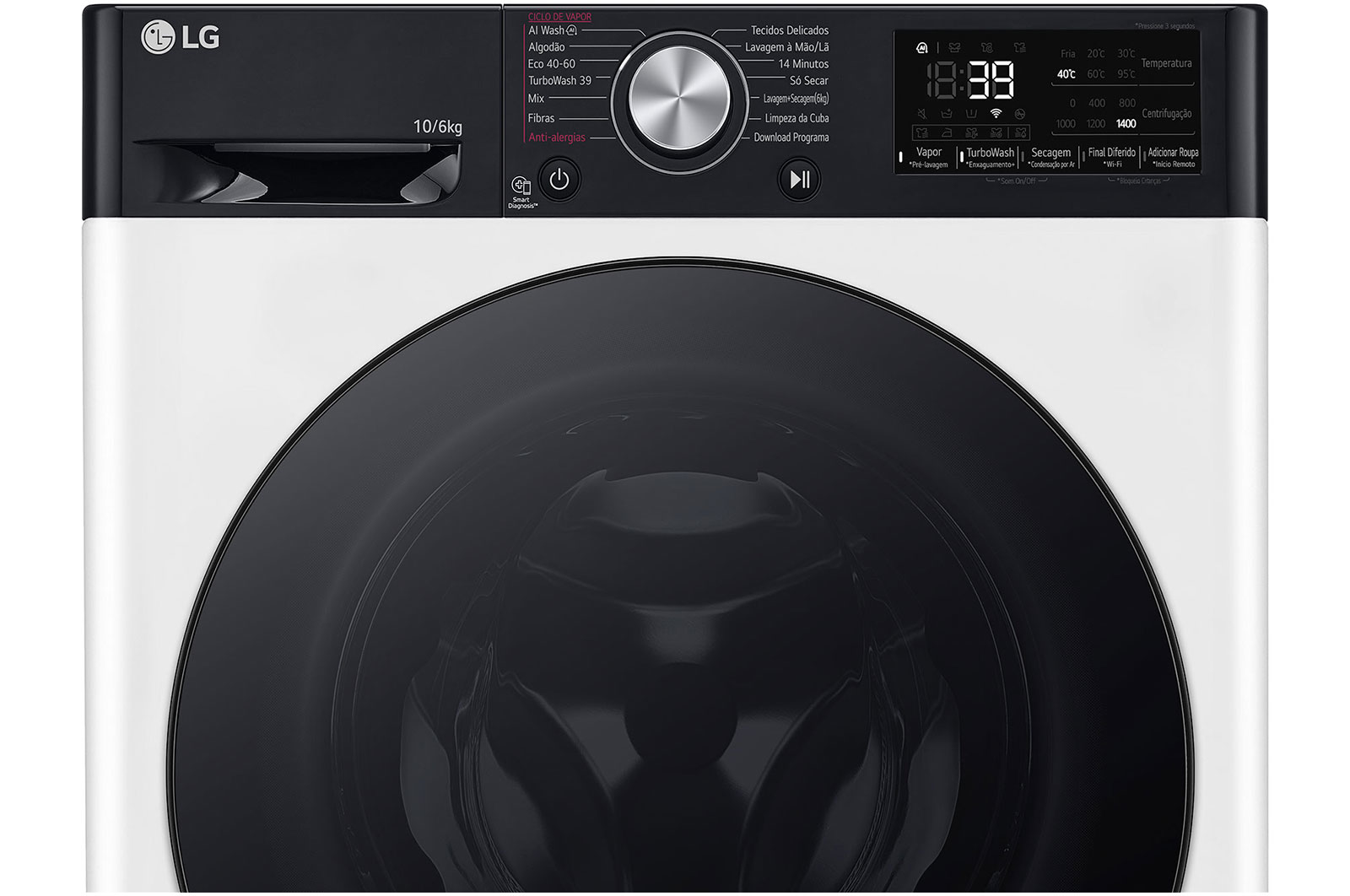 LG F4DR7010SGH washer dryer Freestanding Front-load White – image 5