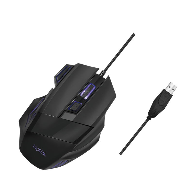 LogiLink ID0202 mouse Gaming Right-hand USB Type-A Optical 2400 DPI – image 1