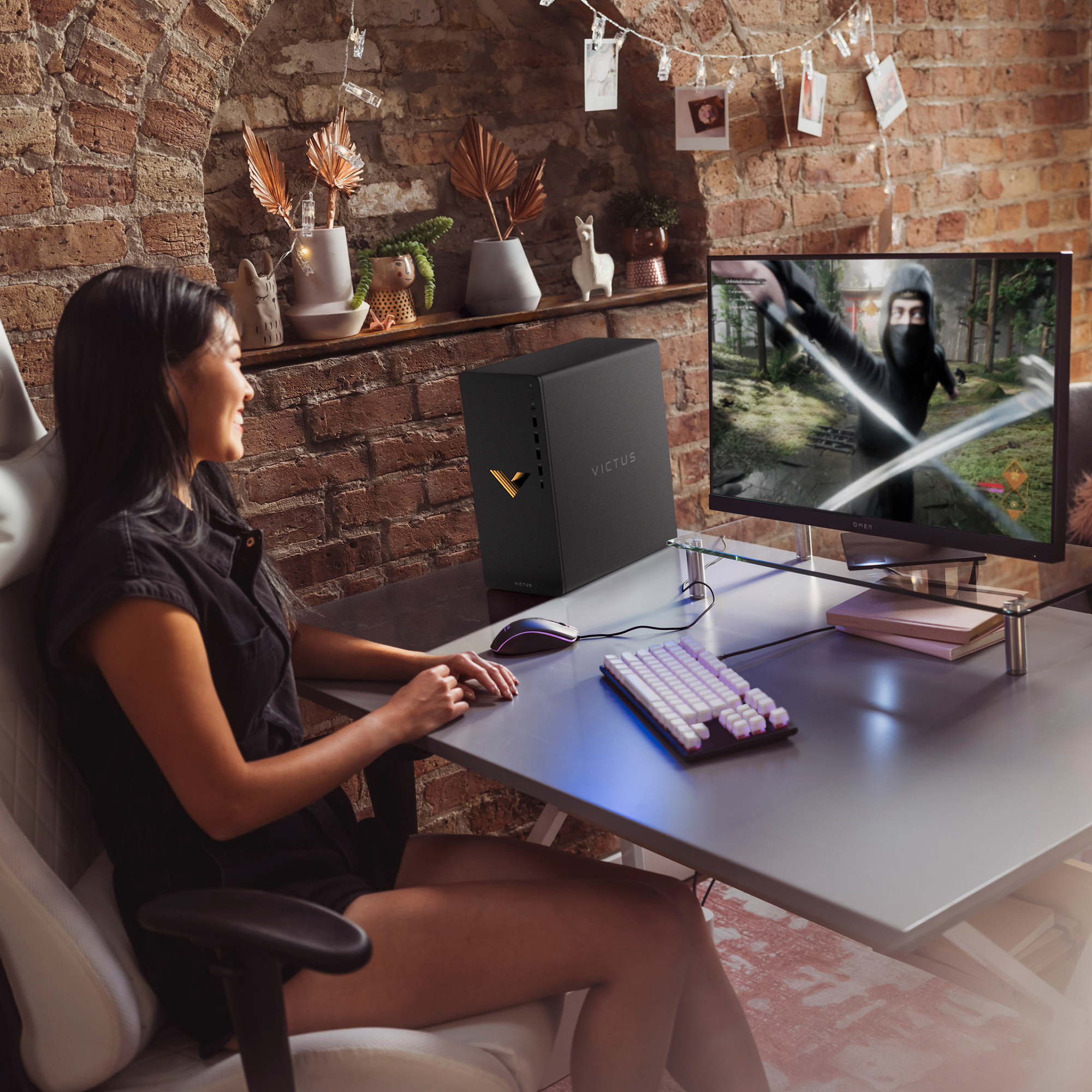 PC gaming - HP TG02-1085ns, Intel® Core™ i7-13700F, 32GB RAM, 1 TB SSD, GeForce RTX™ 4060, Windows 11 Home, Plata - imagen 4
