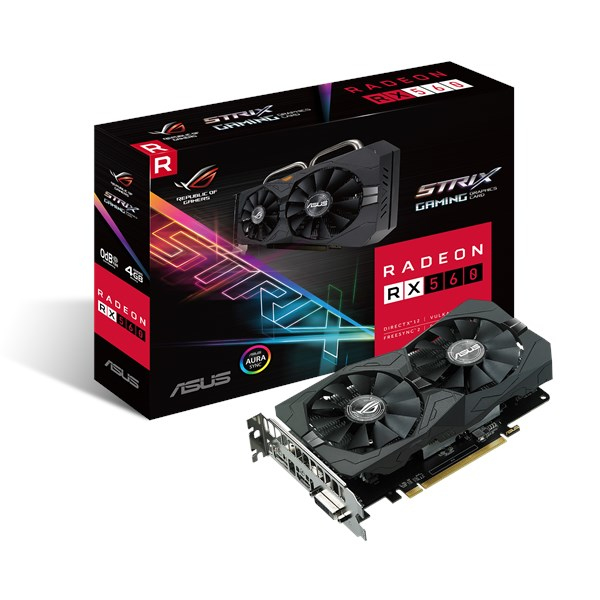 ASUS ROG-STRIX-RX560-4G-EVO-GAMING AMD Radeon RX 560 – image 1