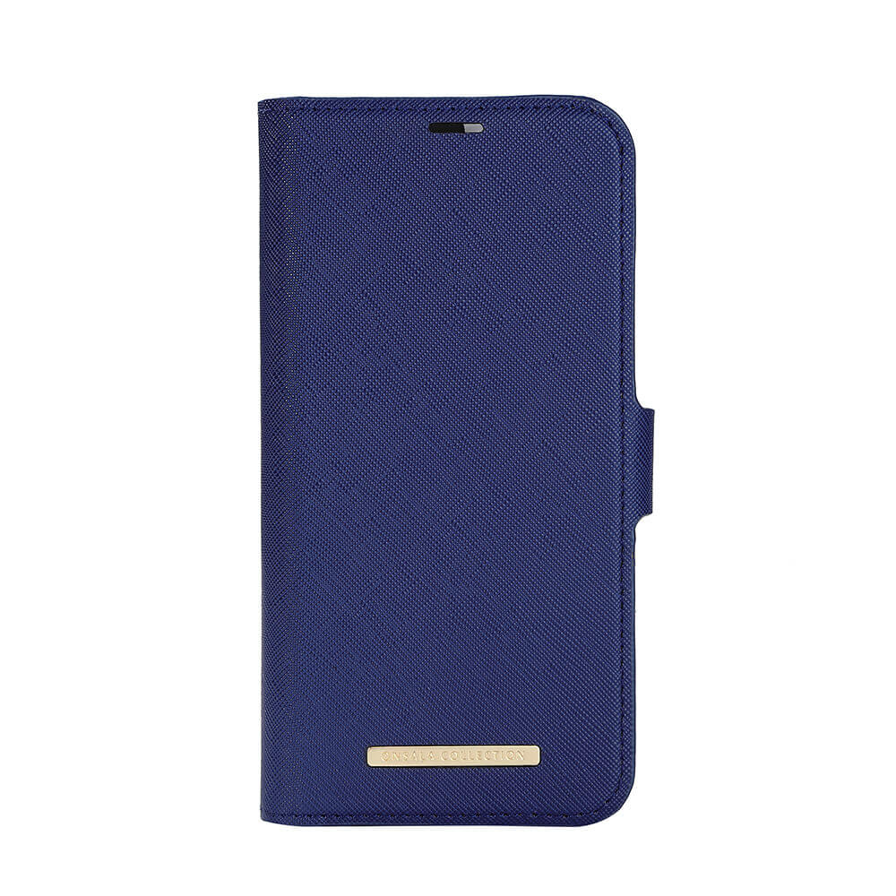 Onsala Wallet Case Eco Navy Blue - iPhone 14 Plus