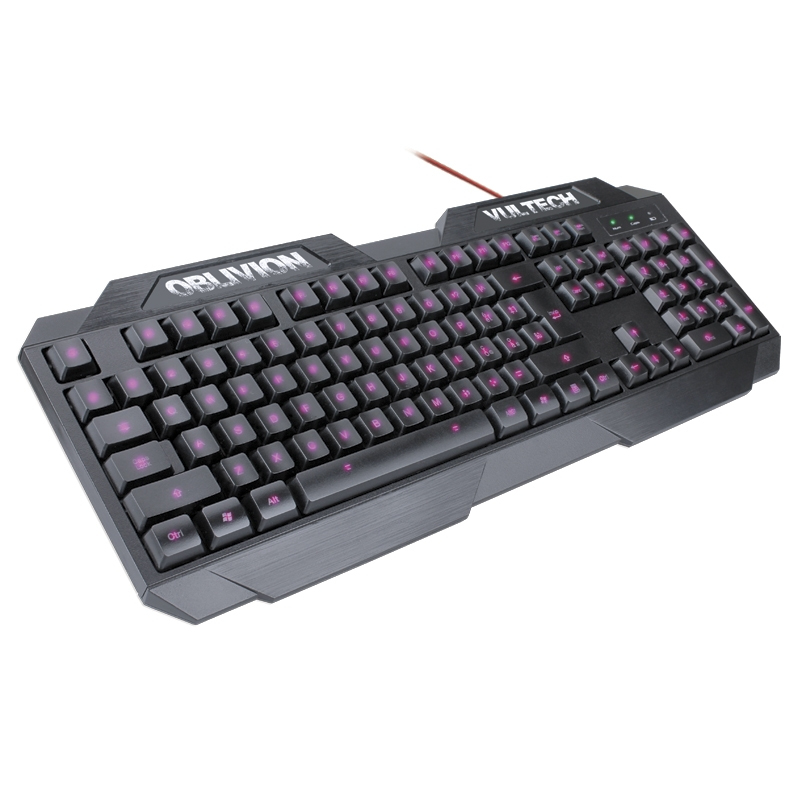 Vultech Oblivion keyboard Mouse included Gaming USB QWERTY Italian Black – image 4