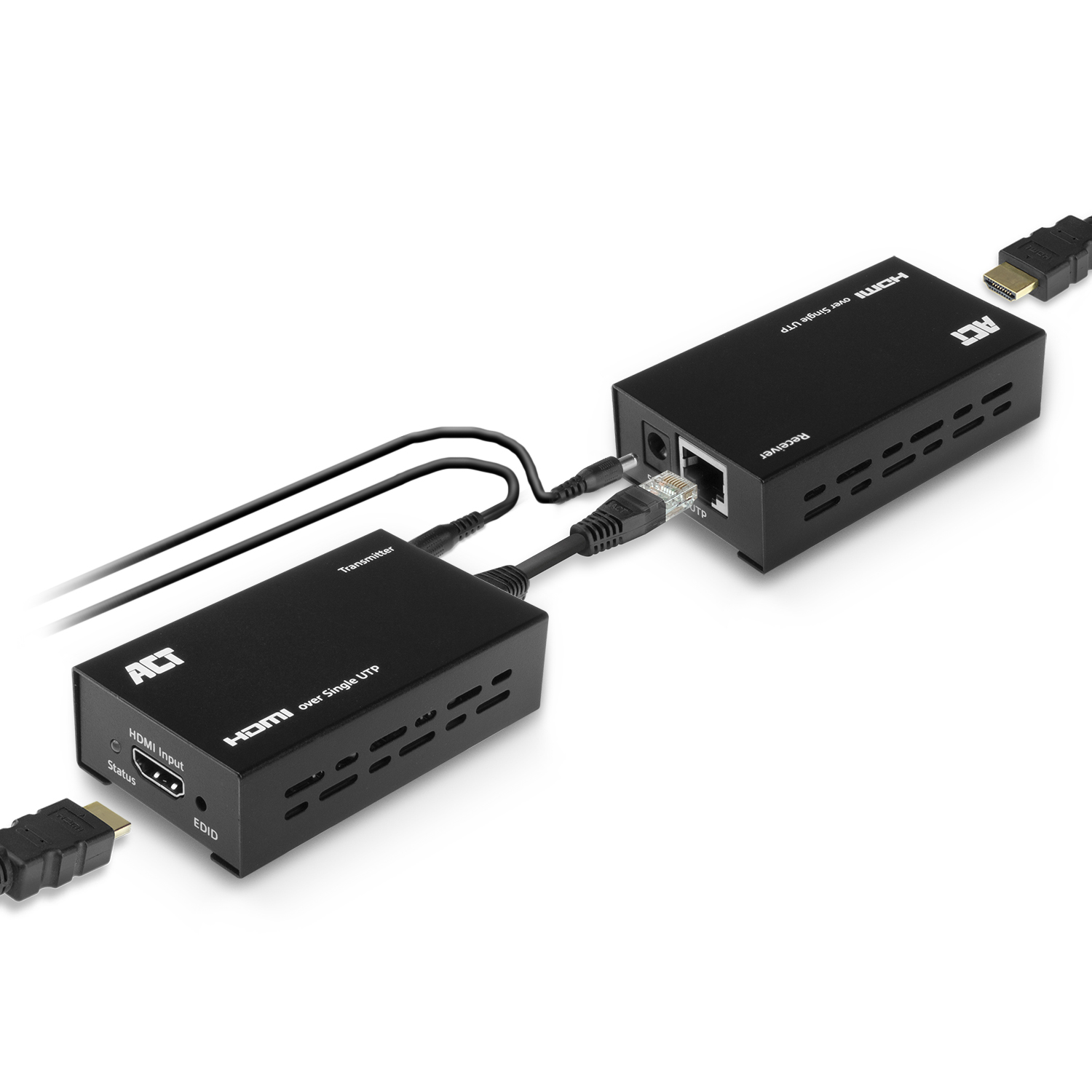 ACT AC7800 HDMI extender set, single Cat6, 50 meter, 3D support – image 3