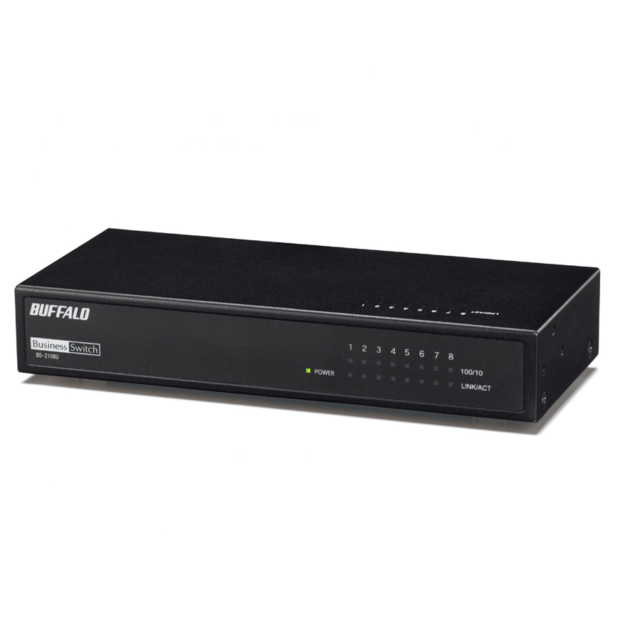 Buffalo 8-port SMB 10/100 Switch – image 2