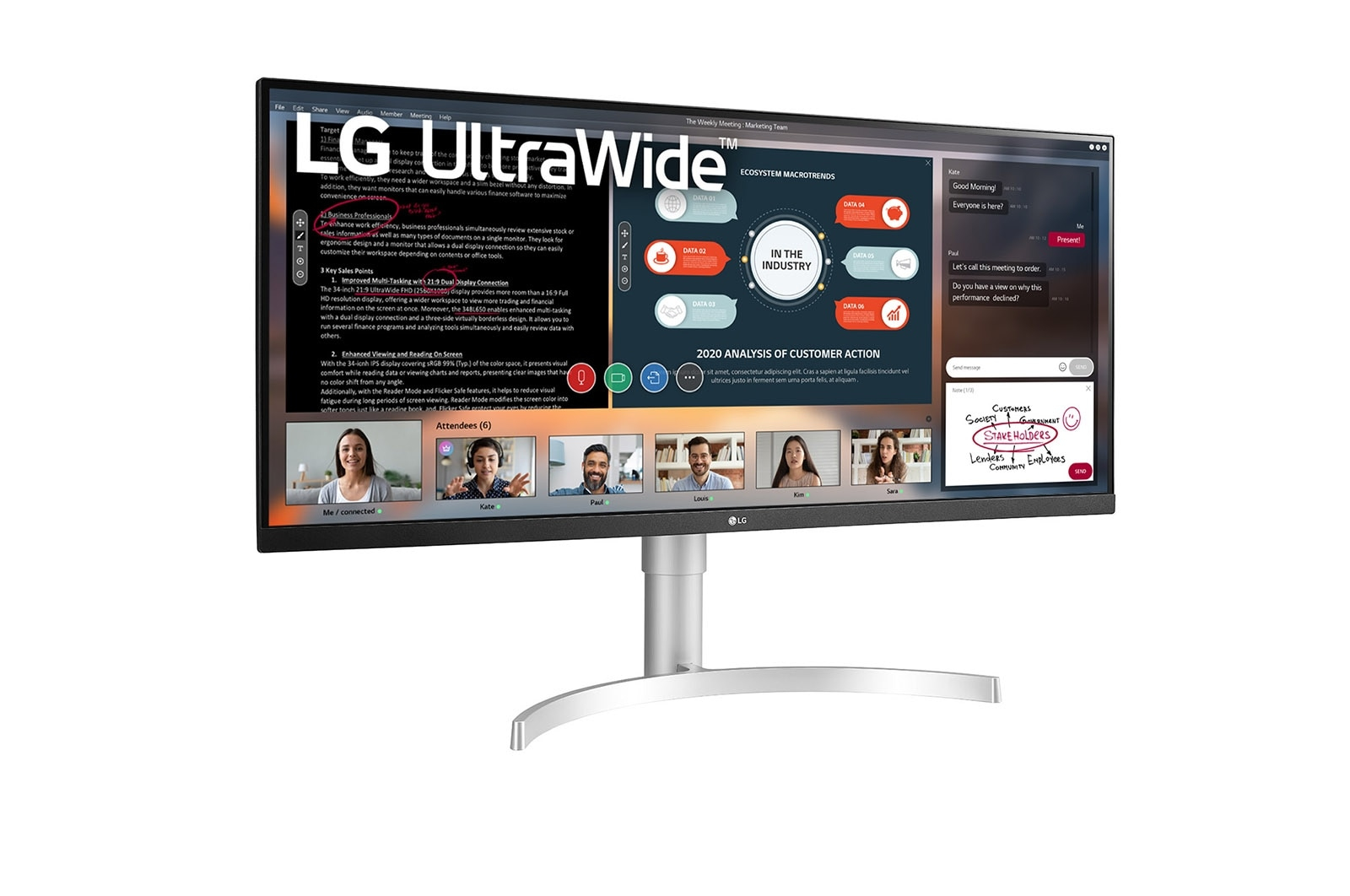 LG 34WN650 computer monitor – image 3