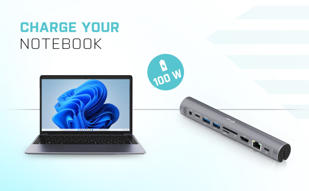 i-tec Metal USB-C Pad Docking Station 4K HDMI LAN + Power Delivery – image 6