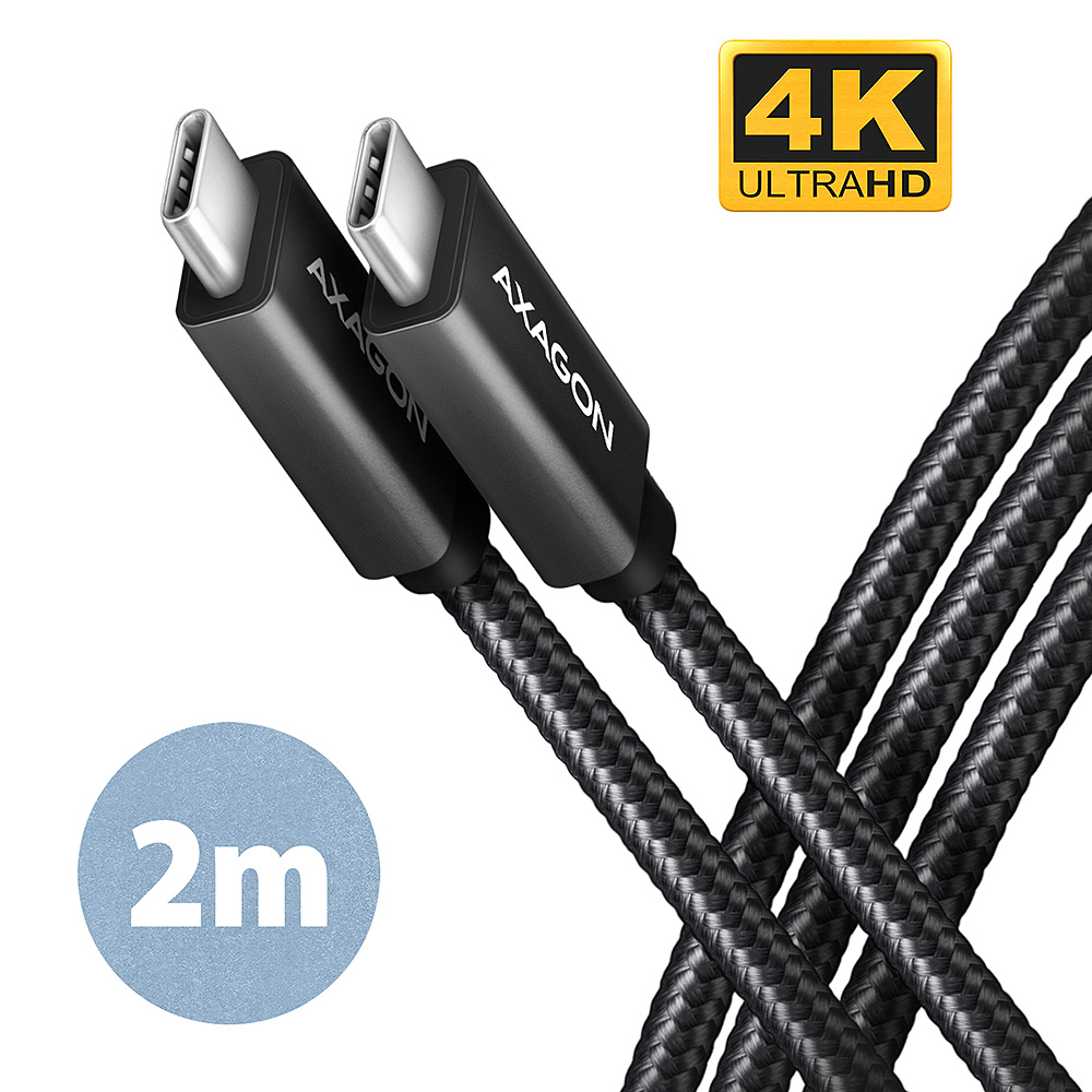 Axagon BUCM32-CM20AB cavo USB USB 3.2 Gen 2x2 2 m USB C Nero