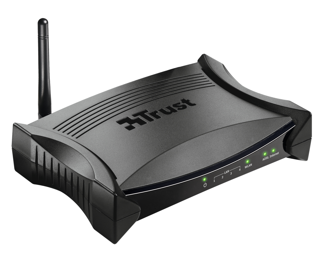 Trust 15898 wireless router Black