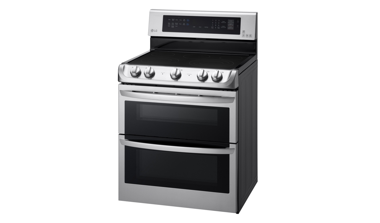 LG LDE4415ST cooker Freestanding cooker Electric Stainless steel – image 2