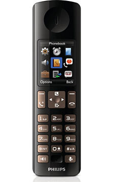 Philips D7051B/22 telephone DECT telephone Caller ID Black