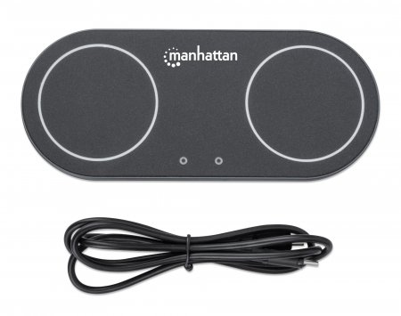 Manhattan Smartphone Wireless Dual Charging Pad, QI certified – image 5