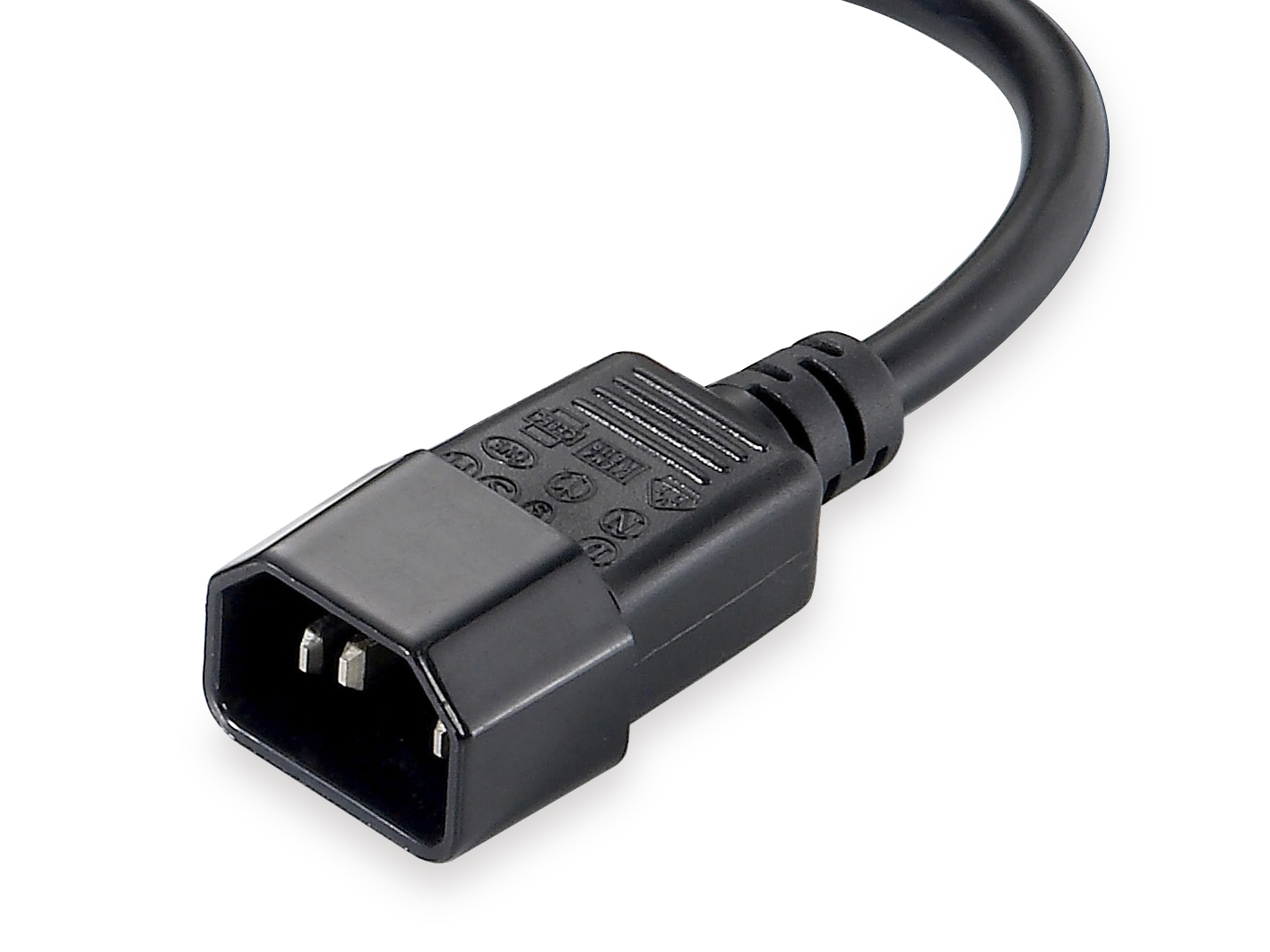 Equip Y-Netzverlängerung  IEC C14->2xIEC C13 St/Bu 1.60m PVC Polybeutel Stromkabel