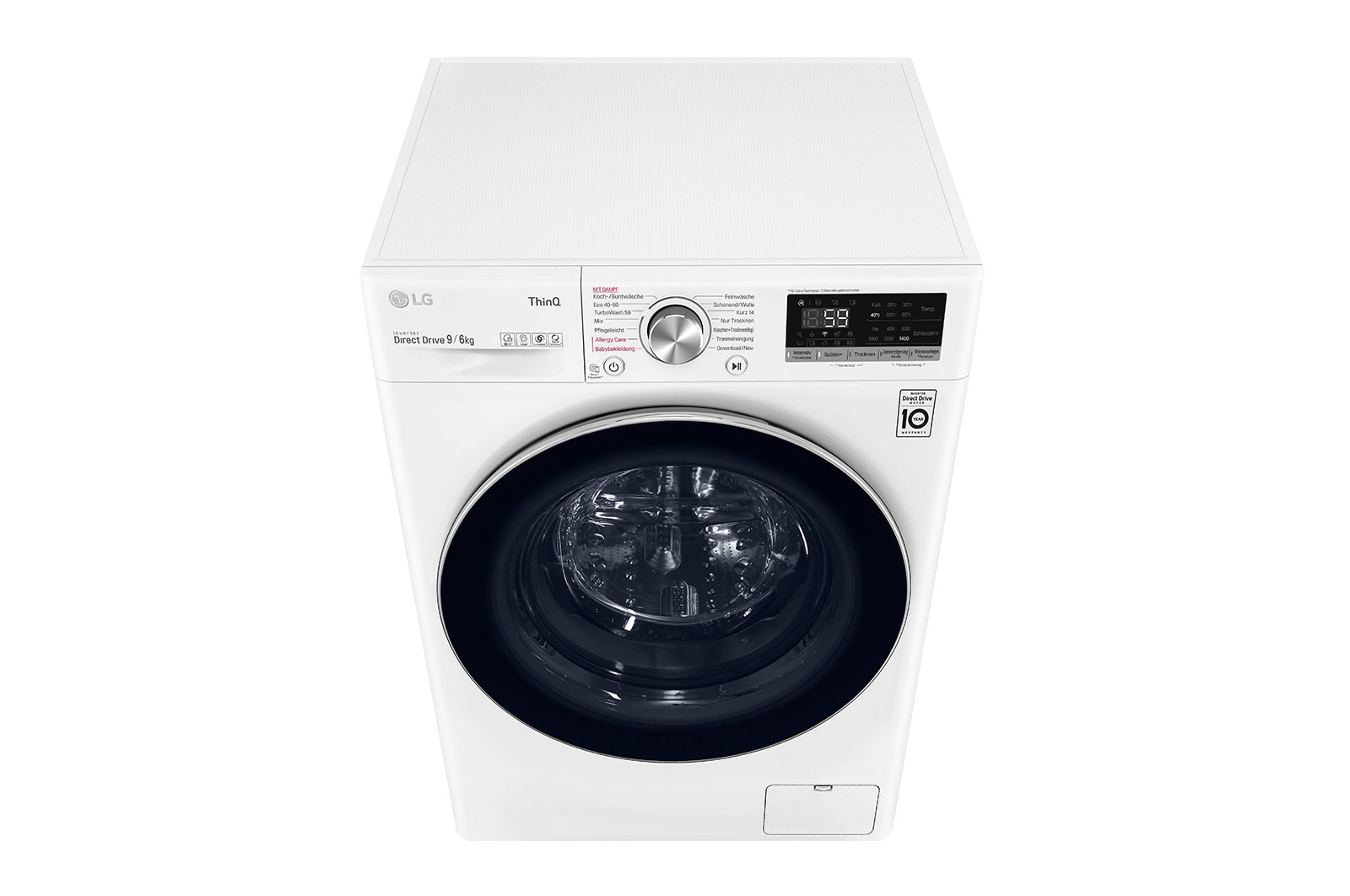 LG V5WD961 washer dryer Freestanding Front-load White – image 9