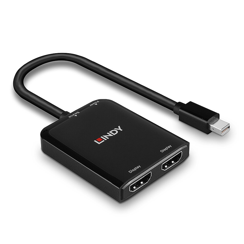 Lindy 38432 interface hub Mini DisplayPort 21600 Mbit/s Black – image 3