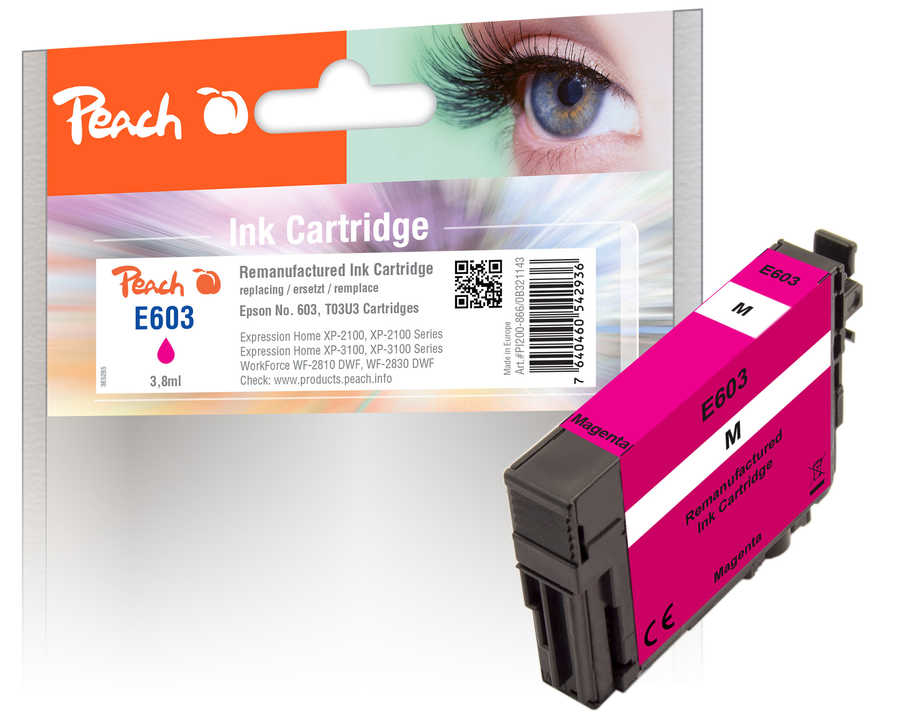 Peach 321143 ink cartridge 1 pc(s) Compatible Standard Yield Magenta