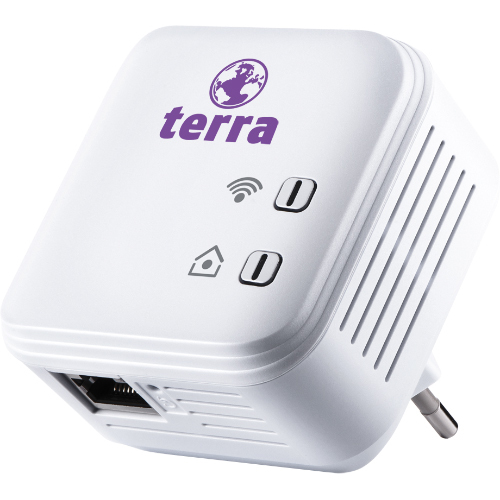 TERRA 9345 PowerLine network adapter 500 Mbit/s Ethernet LAN Wi-Fi White 1 pc(s)