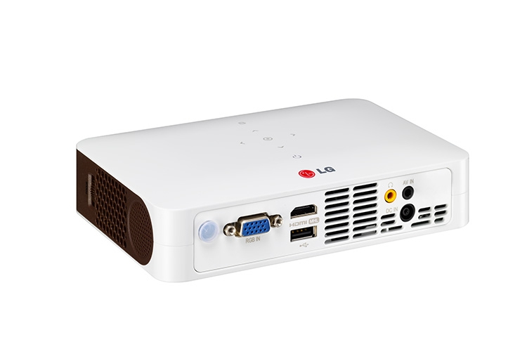 LG PW700 data projector Standard throw projector 700 ANSI lumens DLP WXGA (1280x800) 3D Brown, White – image 6