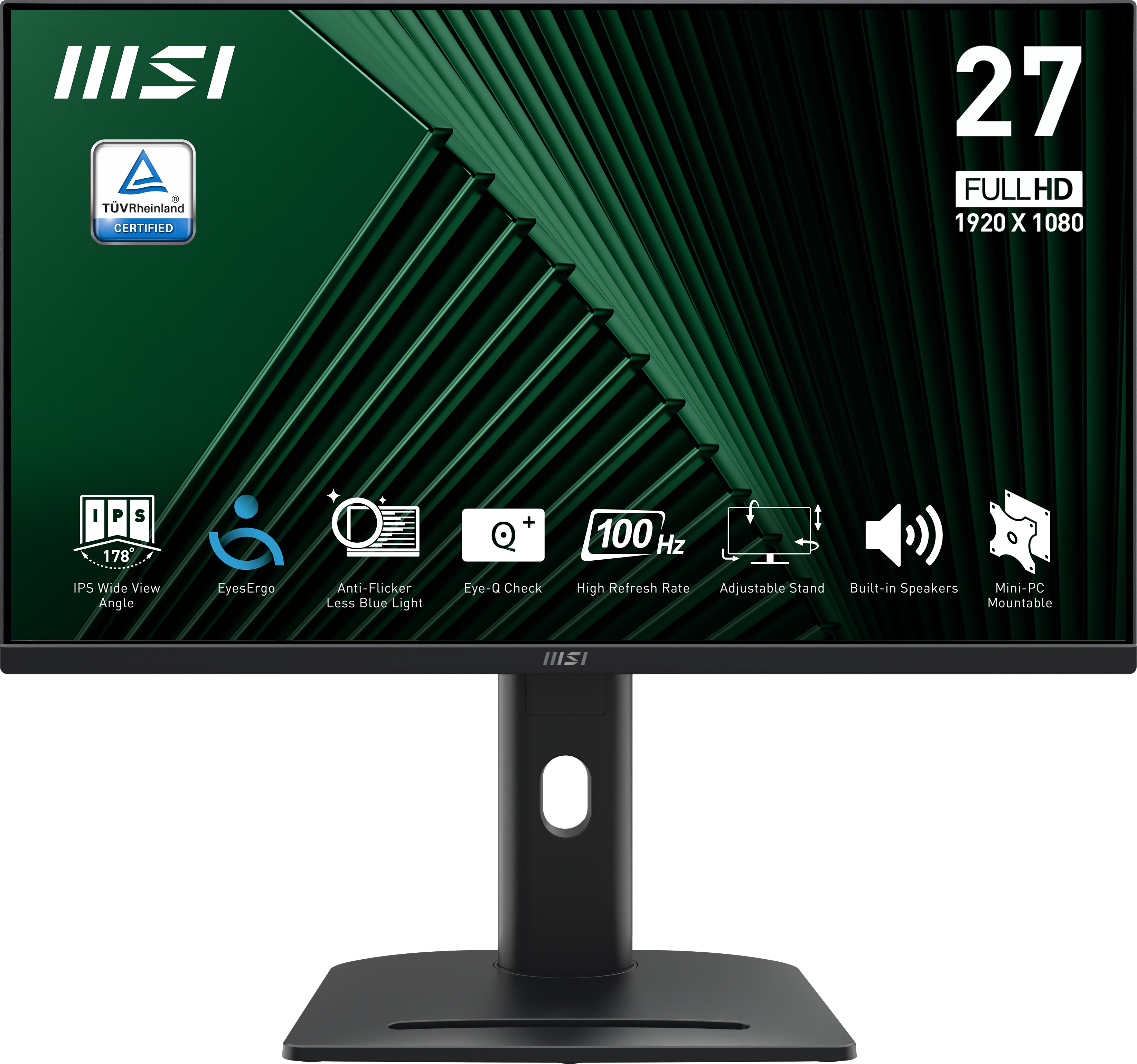 MSI PRO MP275PG Monitor PC 68,6 cm (27") 1920 x 1080 Pixel Full HD LCD Nero