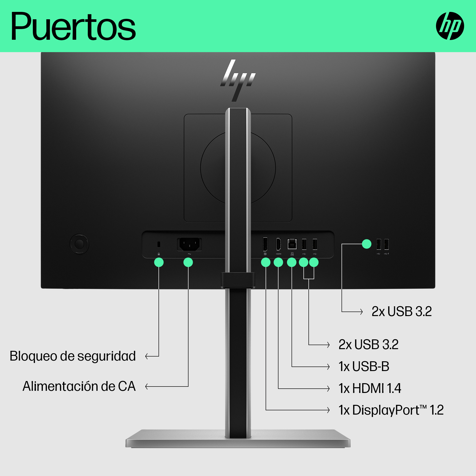 HP E-Series E22 G5 FHD Monitor. Display diagonal: 54.6 cm (21.5"), HD type: Full HD, Display technology: LCD, Display surf