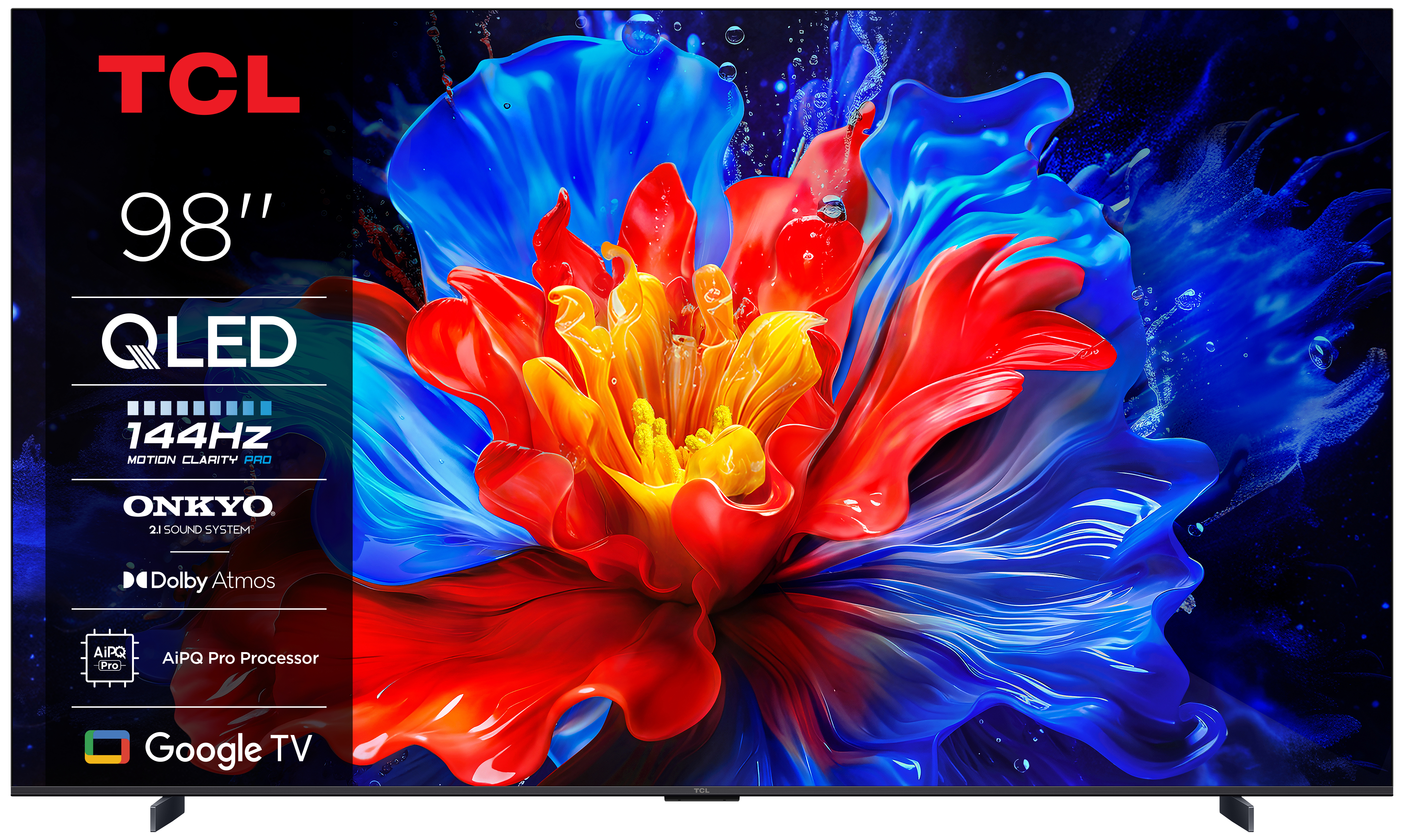 TCL P89K 98P89K Fernseher 2,49 m (98") 4K Ultra HD Smart-TV WLAN Metallisch 450 cd/m²