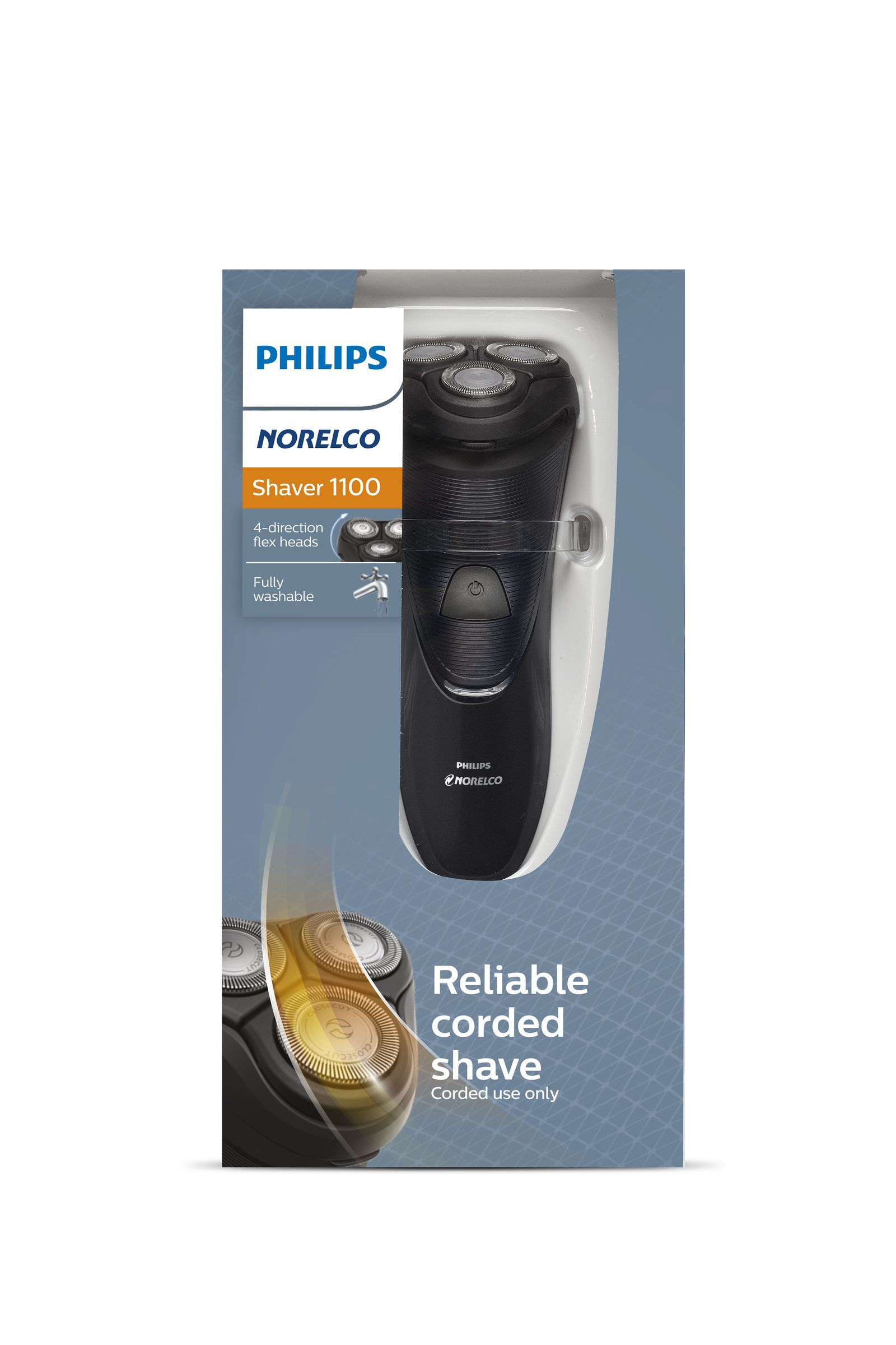 Philips Norelco Shaver 1100 S1150/81 men's shaver Rotation shaver Black, Grey – image 4