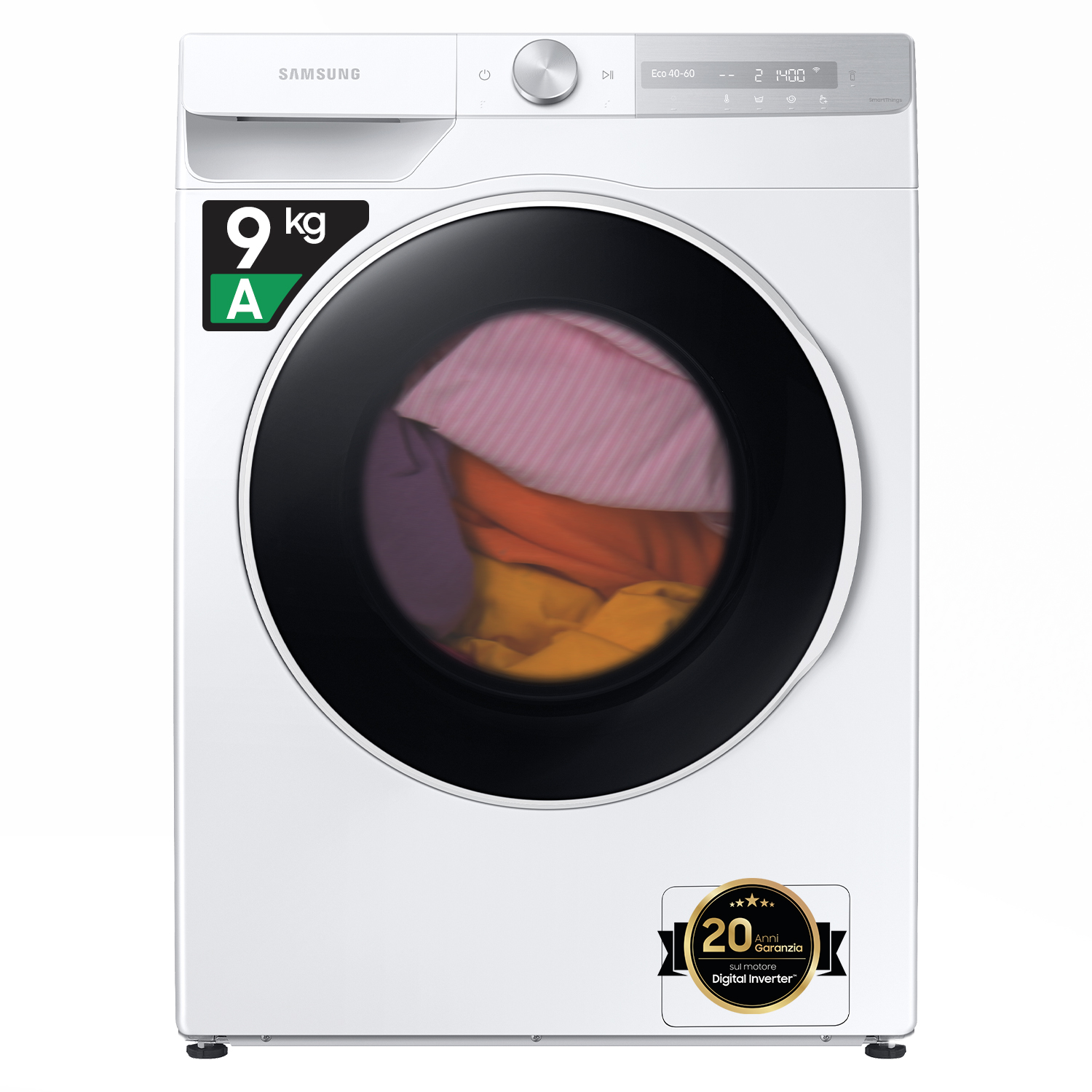 Samsung WW90T734DWH/S3 washing machine Front-load – image 1