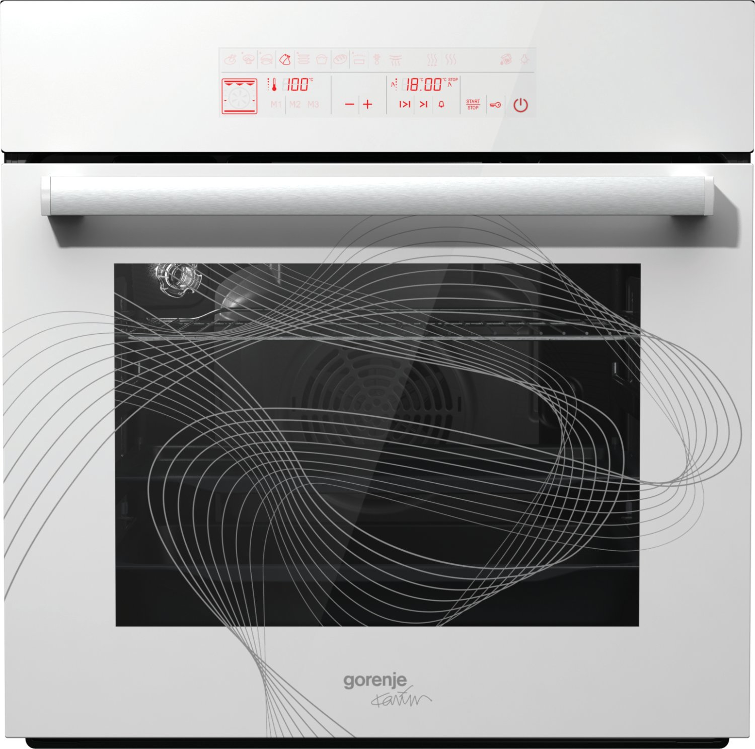 Gorenje BO8KR 67 L Aluminium, White