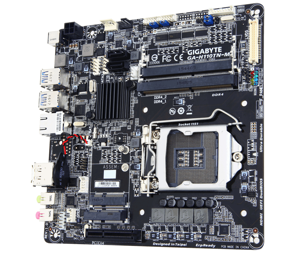 GIGABYTE GA-H110TN-M motherboard Intel® H110 LGA 1151 (Socket H4) mini ITX – image 3