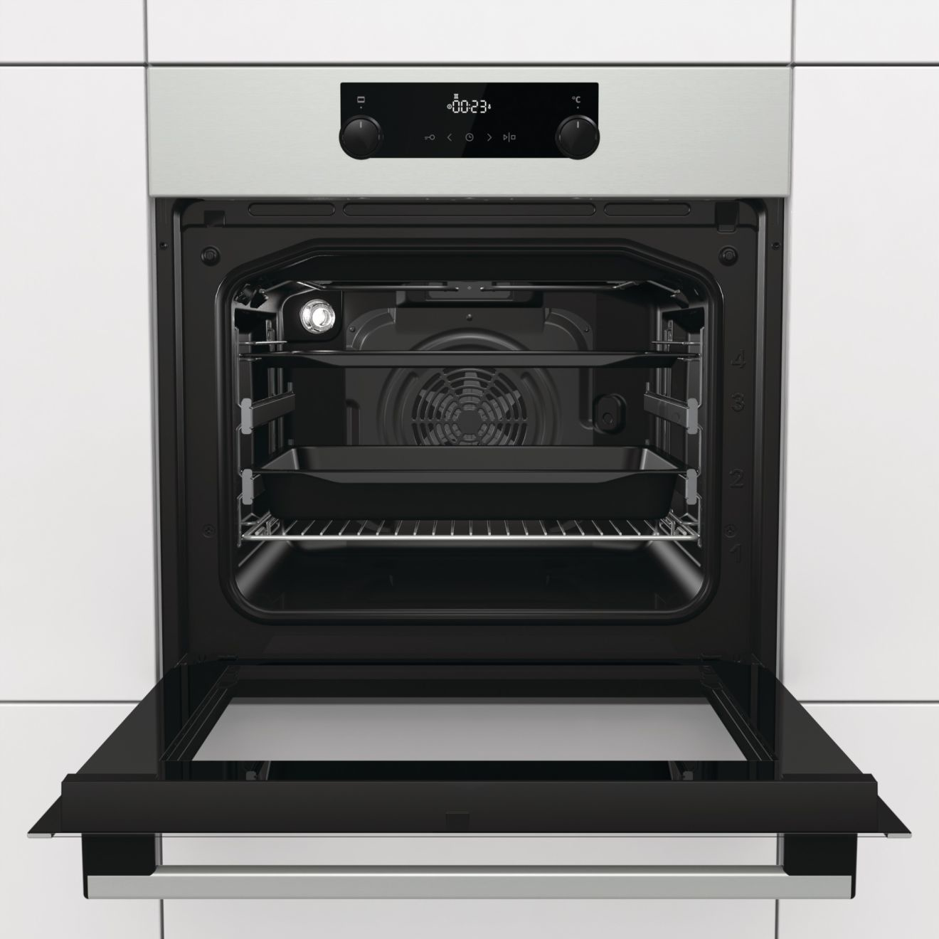 Gorenje BO737E30X 71 L Black, Stainless steel – image 3