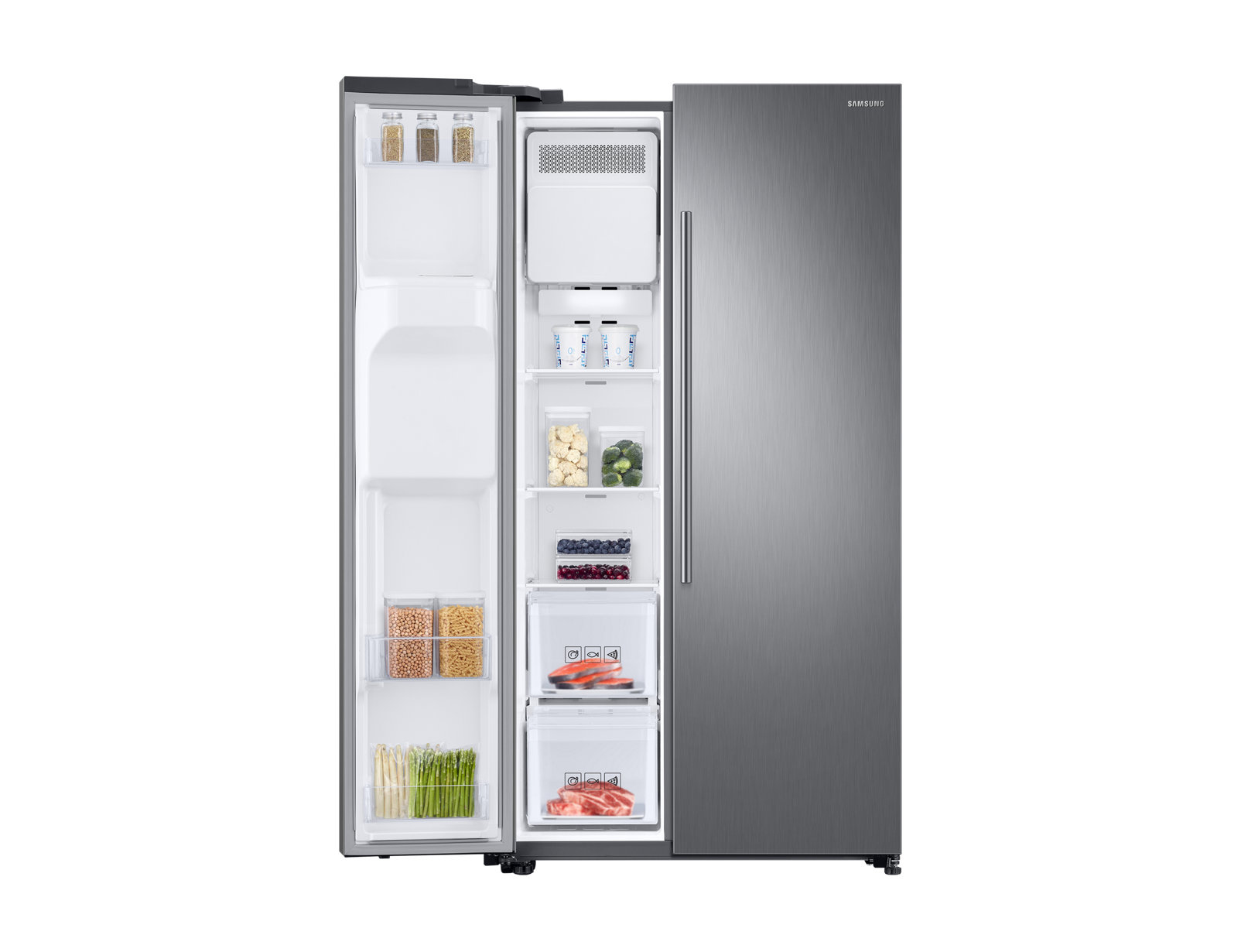 Samsung RS67N8211S9 side-by-side refrigerator Freestanding – image 7