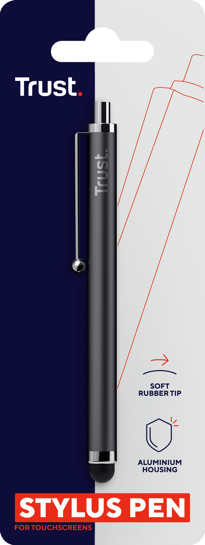 Trust 17741 stylet 13 g Noir